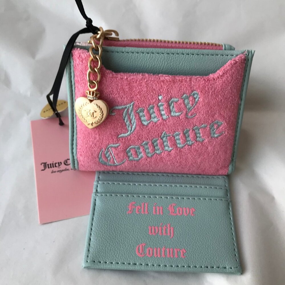 Juicy Couture Pink and Teal Wallet - Picture 2 of 8
